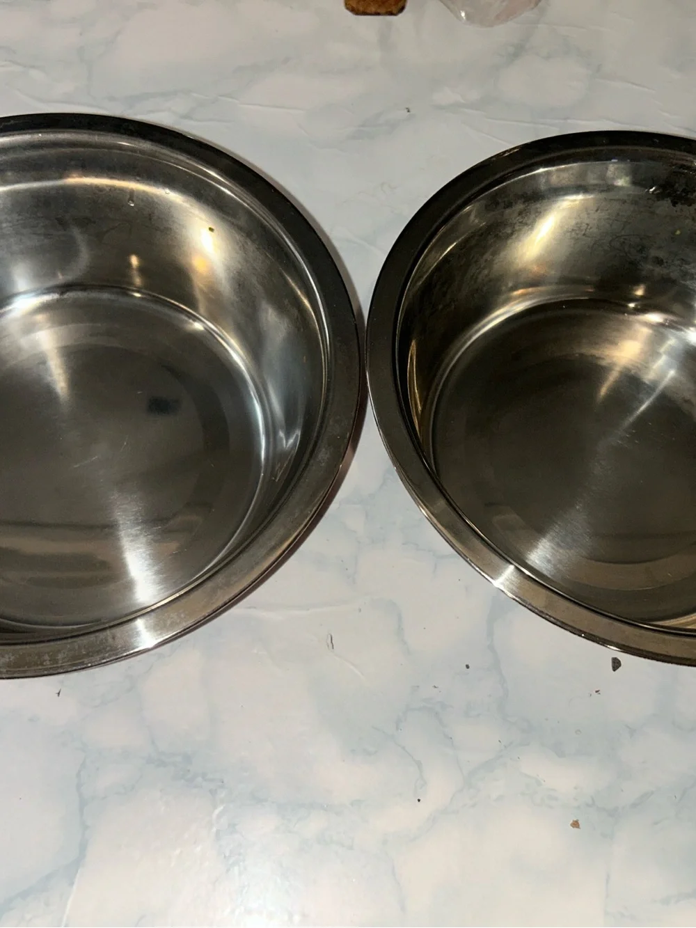 Pet Stainless Steel Bowl Set - Pink Paw Design